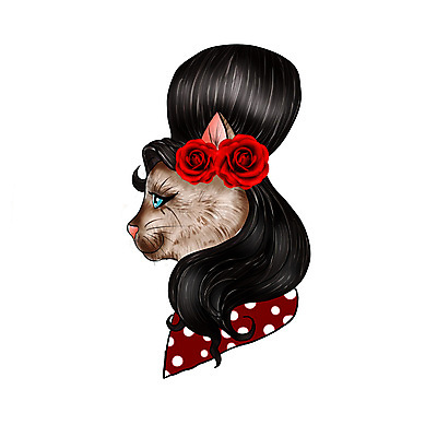 포토 JPG 해외이미지 캐릭터 헤어스타일 일러스트 털 사람없음 옆모습 유행 고양이 수확 만화 복고 손그림 벌집 해외202004 해외포토 뷰포인트 농업 포유류 반려동물 파일형식 이미지허브