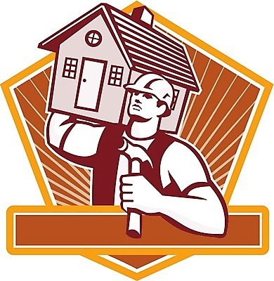 EPS 해외이미지 남자 산업 일러스트 노동자 주택 망치 안전모 목수 복고 방패 건축업자 고립 해외202004 해외일러스트 직업 건축 사람 건물 공구 헬멧 안전장비 파일형식 벡터 이미지허브