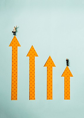 포토 JPG 스튜디오촬영 화살표 비즈니스 그래프 실내 사람없음 사무용품 미니어처 오브젝트 상승 국내포토 컨셉 문구용품 내부 모형 파일형식