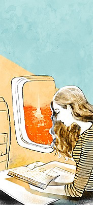 PSD 여자 여행 백그라운드 일러스트 창문 비행기 실내 한명 사람 성인 책 독서 세계여행 여자만 여자한명만 성인여자만 성인만 국내일러스트 1 항공교통 대중교통 내부 세계 파일형식