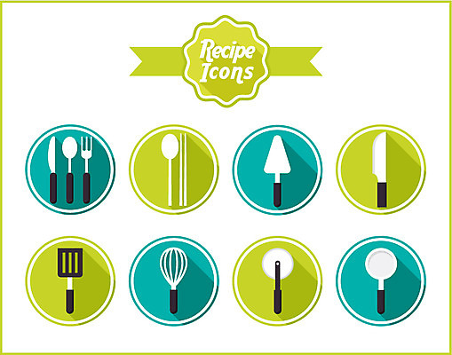 아이콘 포크 젓가락 주방용품 사람없음 세트 숟가락 플랫 칼 국자 레시피 플랫레이 2D아이콘 AI파일 식기 생활용품 수저 파일형식 벡터
