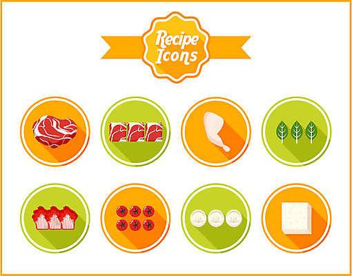 아이콘 토마토 식재료 재료 김치 생고기 돼지고기 사람없음 세트 닭고기 소고기 플랫 만두 두부 레시피 바질 플랫레이 2D아이콘 AI파일 한식 음식 채소 육류 파일형식 벡터