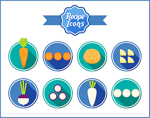 아이콘 채소 식재료 재료 감자 사람없음 세트 당근 플랫 레시피 순무 플랫레이 2D아이콘 AI파일 뿌리채소 파일형식 벡터