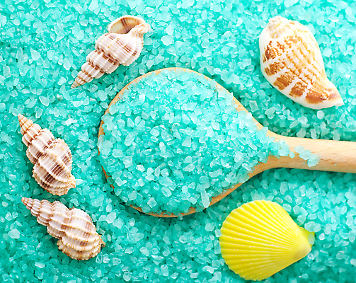 포토 JPG 해외이미지 조개 사람없음 초록색 숟가락 스파 조개껍데기 스파용품 입욕소금 해외202004 해외포토 컬러 어패류 수저 미용용품 오브젝트 소금 파일형식 이미지허브