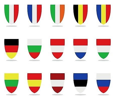 EPS 해외이미지 유럽 인터넷 일러스트 독일 덴마크 스웨덴 노르웨이 핀란드 아이슬란드 빛 이탈리아 프랑스 깃발 원형 오스트리아 스페인 포르투갈 스위스 그리스 네덜란드 러시아 벨기에 배지 체코 아일랜드 크로아티아 루마니아 칠면조 헝가리 폴란드 공화국 룩셈부르크 리투아니아 모나코 몰타섬 보스니아 불가리아 세르비아 슬로바키아 슬로베니아 우크라이나 전국 효과 해외202004 사도궁 해외일러스트 사이프러스공화국 도형 나라 섬 조류 북유럽 궁전 몰타 동유럽 바티칸 서유럽 파일형식 벡터 남유럽 이미지허브