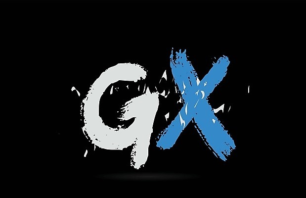 EPS 해외이미지 모양 템플릿 디자인 알파벳 백그라운드 일러스트 회사 비즈니스 추상 타이포그라피 파란색 검은색 흰색 G X 편지 심볼 신분 그런지 엘리먼트 활자 레터링 해외202004 해외일러스트 문자 영어 컬러 무늬 활자판 파일형식 벡터 이미지허브