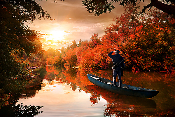 포토 JPG 해외이미지 주간 전신 호수 단풍 자연 하늘 한명 서기 성인 야외 햇빛 가을풍경 가을 보트 성인한명만 해외202004 해외포토 자연요소 1 계절 잎 배_교통 모션 사람 풍경 태양 생태계 성인만 파일형식 가을_계절 이미지허브