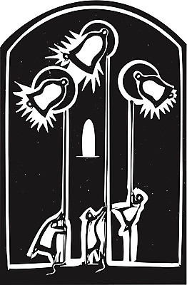 EPS 해외이미지 종교 크리스마스 일러스트 휴가 부활절 교회 종 축하 성직자 승려 목판화 신앙심 해외202004 해외일러스트 기념일 컨셉 종교건축 건물 파일형식 벡터 이미지허브