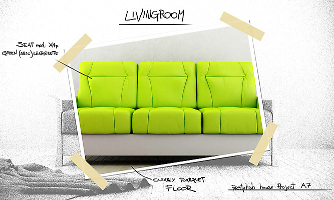 포토 JPG 해외이미지 가구 거실 의자 일러스트 주택 사람없음 내부 초록색 인테리어 소파 3D 가죽 프로젝트 스타일 파케트 해외202004 해외포토 디자인 컬러 생활용품 건물 디지털합성 파일형식 이미지허브