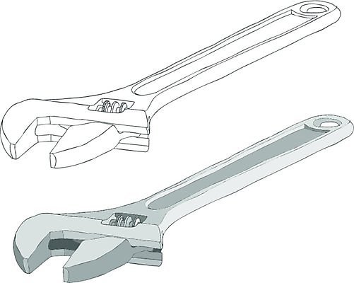 EPS 해외이미지 산업 길 백그라운드 일러스트 손잡이 빛 금속 장비 흰색 도구 공구 나사 스패너 업무 자르기 철 측정 오브젝트 정비공 턱 조절 고립 철강 해외202004 해외일러스트 컬러 모션 재질 작업 기술자 파일형식 벡터 이미지허브