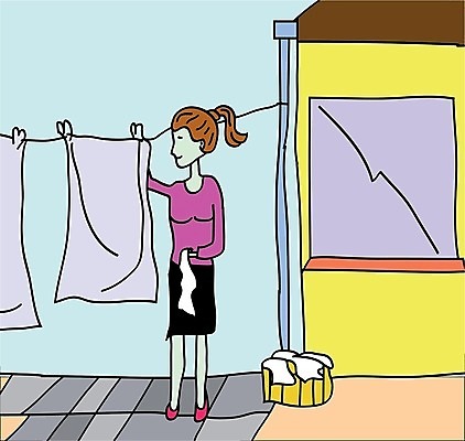 EPS 해외이미지 백인 1 옷 여자 행복 선 백그라운드 가사 일러스트 가정 매달리기 미소 사람 성인 야외 씻기 빨래 빨랫줄 주부 빨래집게 가정부 해외202004 해외일러스트 서양인 직업 감정 줄 모션 표정 집게 청결 파일형식 벡터 이미지허브