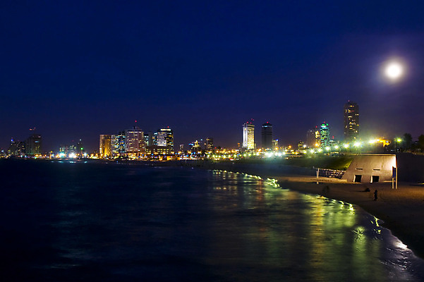 포토 JPG 해외이미지 바다 하늘 항해 풍경 사람없음 물 빛 도시 만 지중해 장면 스카이라인 이스라엘 해외202004 해외포토 자연요소 배_교통 서아시아 파일형식 이미지허브