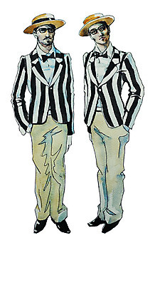 포토 JPG 해외이미지 남자 문화 2 가족 넥타이 수채화 정장 성인 사람없음 숫자 머리 유행 줄무늬 골동품 쌍둥이 향수 그림 복고 형제 구식 스타일 해외202004 해외포토 문자 잡화 옷 무늬 관계 사람 신체부위 화장품 파일형식 이미지허브