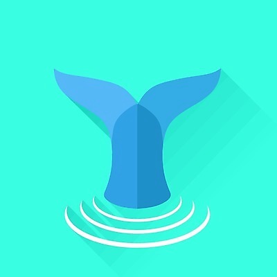 EPS 해외이미지 일러스트 사람없음 고래 꼬리 민트색 해외202004 해외일러스트 컬러 포유류 수중동물 파일형식 벡터 이미지허브