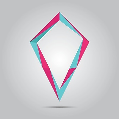 EPS 해외이미지 모양 디자인 분홍색 컨셉 일러스트 아이디어 파란색 심볼 사인 다이아몬드 해외202004 해외일러스트 컬러 보석 파일형식 벡터 이미지허브