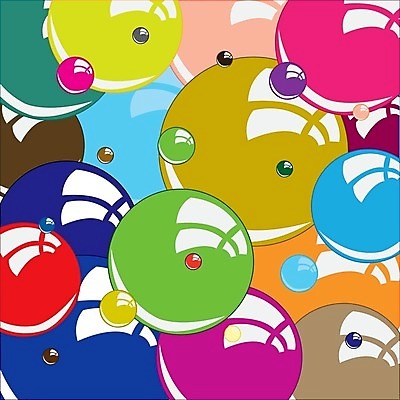 EPS 해외이미지 디자인 백그라운드 일러스트 장식 빨간색 초록색 파란색 숫자 갈색 거품 원형 서식 혼란 해외202004 해외일러스트 도형 문자 컬러 컨셉 파일형식 벡터 이미지허브