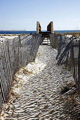 포토 JPG 해외이미지 길 모래 바다 하늘 사람없음 목재 물 울타리 플로리다 해외202004 해외포토 자연요소 나무 재료 담장 미국 파일형식 이미지허브