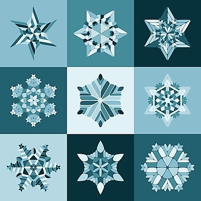 EPS 해외이미지 겨울 일러스트 사람없음 파란색 세트 눈송이 눈꽃무늬 엘리먼트 해외202004 해외일러스트 계절 컬러 무늬 눈꽃 눈_날씨 파일형식 벡터 이미지허브