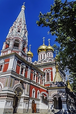 포토 JPG 해외이미지 유럽 종교 건축양식 자연 하늘 사람없음 건물 빨간색 초록색 파란색 빛 컬러풀 교회 황금 러시아인 불가리아 해외202004 해외포토 서양인 건축물 건축 나라 컬러 종교건축 생태계 파일형식 남유럽 이미지허브