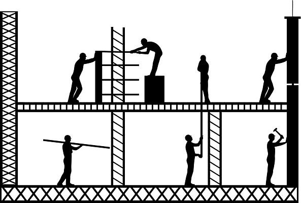 EPS 해외이미지 직업 남자 실루엣 산업 컨셉 일러스트 건축양식 협력 노동자 새로움 바닥 주택 직장 사람 세트 금속 검은색 흰색 도구 작업 바 엔지니어 헬멧 땅 수집 철 동료 서식 뼈대 모음 발판 국회 진행 개발 건축업자 고립 철강 해외202004 해외일러스트 건축 컬러 회사 관계 재질 촬영기법 한글 건물 기술자 보호장비 파일형식 벡터 이미지허브
