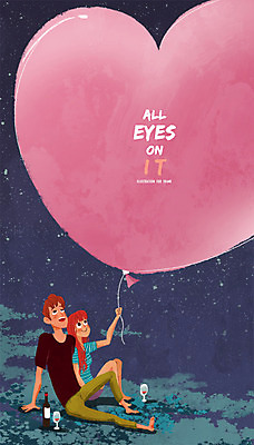 PSD 커플 여자 남자 와인잔 일러스트 프레임 틀 사람 성인 두명 와인 하트 알림 풍선 성인만 국내일러스트 모양 술잔 관계 주류 파일형식