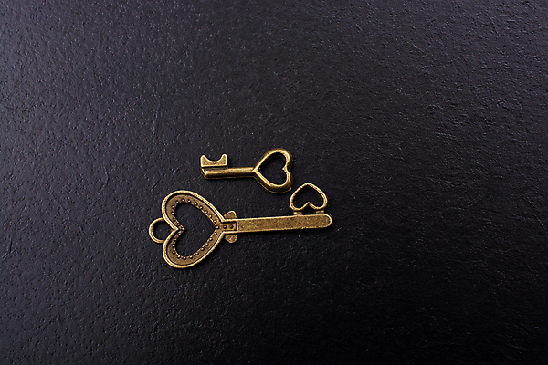 포토 JPG 해외이미지 백그라운드 사람없음 검은색 하트 황금열쇠 해외202004 해외포토 모양 컬러 열쇠 파일형식 이미지허브