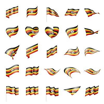 EPS 해외이미지 디자인 배너 리본 문화 여행 백그라운드 일러스트 비즈니스 아프리카 바람 휴가 그래픽 세트 세계 웹 자유 하트 깃발 심볼 사인 애국심 휘장 독립 오리지널 우간다 전국 해외202004 해외일러스트 자연요소 모양 나라 컨셉 인터넷 날씨 파일형식 벡터 이미지허브