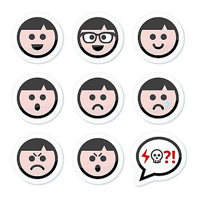 EPS 해외이미지 캐릭터 행복 감정 안경 얼굴 말풍선 스티커 일러스트 추상 미소 웃음 사람 소년 빛 픽토그램 반사 라벨 검은색 외침 슬픔 분노 표현 원형 괴짜 어플리케이션 울음 만화 스마트 심볼 눈물 사인 긍정 배지 이모티콘 앞머리 지능 아바타 사용자 해외202004 해외일러스트 일러캐릭터 도형 헤어스타일 잡화 남자 어린이 컬러 컨셉 무늬 프레임 표정 신체부위 소리 파일형식 벡터 이미지허브