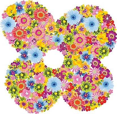 EPS 해외이미지 클립아트 식물 계절 꽃 잎 꽃무늬 일러스트 자연 그래픽 여름 컬러풀 환경 시간 만화 유기농 내추럴 고립 해외202004 해외일러스트 웰빙 컬러 무늬 생태계 파일형식 벡터 이미지허브