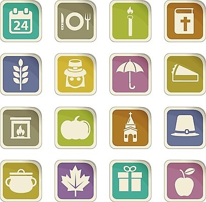 EPS 해외이미지 디자인 일러스트 우산 호박 선물 옥수수 교회 성경 달력 인디언 사과 심볼 벽난로 엘리먼트 해외202004 해외일러스트 채소 과일 종교용품 곡류 아메리카 파일형식 벡터 이미지허브