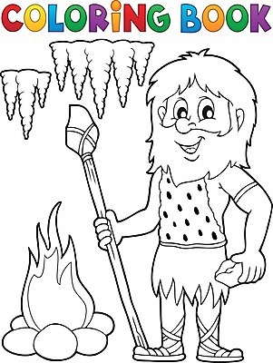 EPS 해외이미지 클립아트 남자 행복 창 무기 일러스트 불 미술 미소 사람 책 페인트 바위 그리기 역사 동굴 그림 윤곽 사냥꾼 선사시대 종유석 테마 해외202004 해외일러스트 자연요소 직업 감정 모션 문화예술 표정 파일형식 벡터 이미지허브