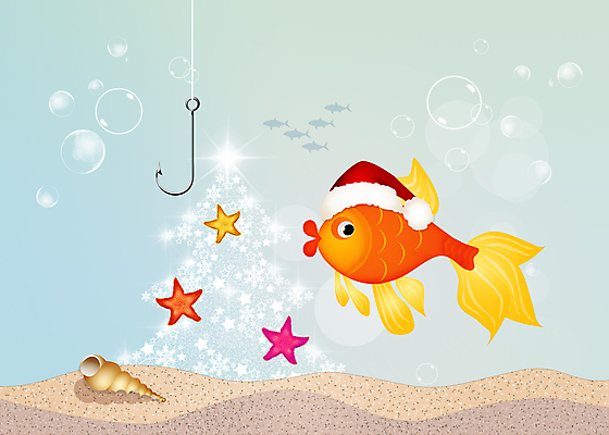 포토 JPG 해외이미지 동물 바다 크리스마스 일러스트 새해 어류 이벤트 사람없음 장식 물 크리스마스트리 축하 고리 만화 만족 엽서 해외202004 해외포토 자연요소 기념일 감정 컨셉 수중동물 편지 파일형식 이미지허브