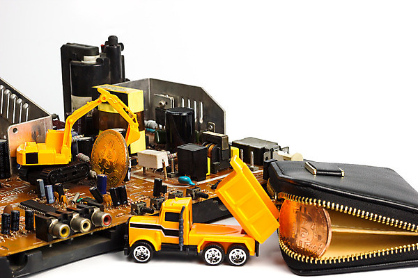 포토 JPG 해외이미지 비즈니스 사람없음 경제 디지털 네트워크 시장 암호 굴착기 발굴 짐차 땅파기 메인보드 프로세서 가상화폐 해외202004 해외포토 돈 자동차 중장비 파일형식 이미지허브