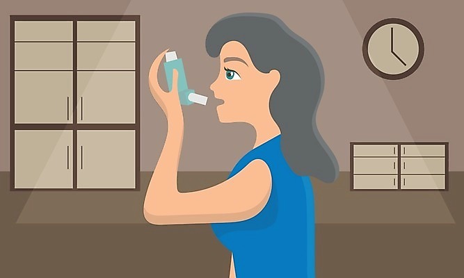 EPS 해외이미지 백인 여자 캠페인 백그라운드 컨셉 일러스트 텍스트 해부 갈색머리 건강 사람 성인 치료 세계 약 흰색 잡기 입 허파 호흡기관 호흡 질병 공격 사인 분무기 고립 에어로졸 천식 헬프 해외202004 해외일러스트 서양인 헤어스타일 컬러 의학 모션 신체부위 도움 장기_의학 파일형식 벡터 이미지허브