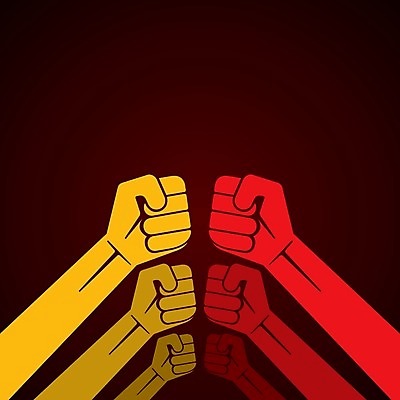 EPS 해외이미지 모양 손 디자인 컨셉 일러스트 부분 손가락 교실 사람 그래픽 빨간색 노란색 힘 주먹 자유 분노 잡기 심볼 사인 그림 신호 싸움 반대 반항 혁명 공격적 때리기 불평 스트라이크 어려움 엘리먼트 제어 필승 항의 스타일 해외202004 해외일러스트 교육 감정 컬러 학교 모션 신체부위 우승 파일형식 벡터 이미지허브