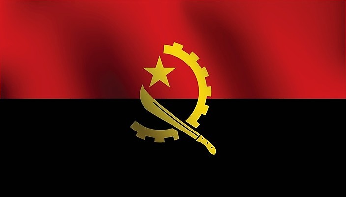 EPS 해외이미지 디자인 배너 문화 물결 여행 백그라운드 일러스트 아프리카 그래픽 빨간색 노란색 검은색 깃발 심볼 사인 고립 앙골라 전국 정부 정치 해외202004 해외일러스트 나라 컬러 파일형식 벡터 이미지허브