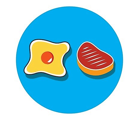 EPS 해외이미지 동물 접시 음식 조각 다이어트 오렌지 일러스트 재료 아침 종류 육류 스테이크 요리 비프스테이크 노란색 주방 식당 계란 식사 저녁식사 소고기 신선 맛 그릴 아침식사 상품 바비큐 만화 자르기 굽기 먹기 유기농 노른자 오믈렛 점심식사 고립 단백질 스크램블 해외202004 해외일러스트 주간 식기 웰빙 컬러 컨셉 과일 식재료 모션 주방용품 서양음식 건강 상점 알 계란요리 구이 영양소 파일형식 벡터 이미지허브