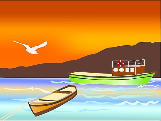 EPS 해외이미지 밧줄 파도 바다 일러스트 창문 갈매기 조류 하늘 낚시 산 미술 풍경 물 여름 일몰 반지 어선 보트 해외202004 해외일러스트 자연요소 동물 계절 줄 배_교통 장신구 레저 문화예술 노을 파일형식 벡터 이미지허브