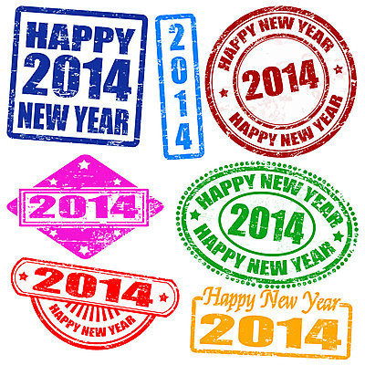 EPS 해외이미지 영어 일러스트 사람없음 세트 도장 컬러풀 라벨 2014년 해외202004 해외일러스트 문자 컬러 프레임 연도 파일형식 벡터 이미지허브