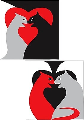 EPS 해외이미지 종이 가방 일러스트 고양이 패키지 해외202004 해외일러스트 잡화 포유류 반려동물 파일형식 벡터 이미지허브