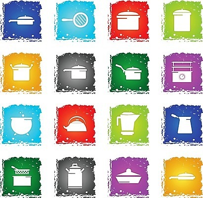 EPS 해외이미지 그릇 접시 음식 일러스트 주전자 쟁반 요리 금속 식사 저녁식사 공백 오픈 원형 아침식사 심볼 메뉴 잔치 그런지 정교 해외202004 해외일러스트 도형 식기 재질 주방용품 파일형식 벡터 이미지허브