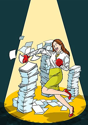 전신 PSD 여자 종이 일러스트 비즈니스 한명 사람 성인 비즈니스라이프 글러브 권투글러브 펀치 비즈니스우먼 문서 여자만 여자한명만 성인여자만 성인만 국내일러스트 1 라이프스타일 스포츠용품 장갑 모션 직장인 파일형식