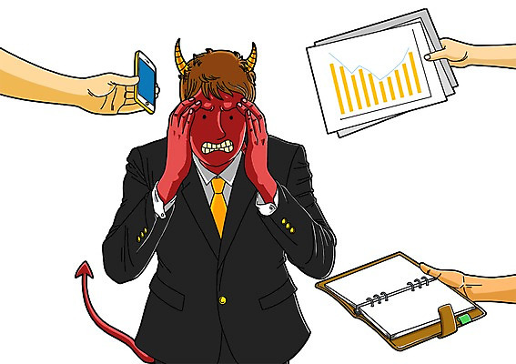 PSD 손 남자 종이 일러스트 비즈니스 그래프 스트레스 뿔 한명 사람 정장 성인 신체부위 비즈니스라이프 스마트폰 다이어리 분노 업무 비즈니스맨 악마 꼬리 성인만 국내일러스트 1 라이프스타일 옷 감정 핸드폰 스마트기기 사무용품 작업 직장인 파일형식