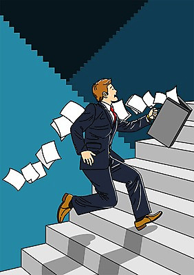 PSD 남자 종이 서류가방 일러스트 비즈니스 한명 사람 정장 성인 비즈니스라이프 달리기 계단 비즈니스맨 지각 남자만 남자한명만 성인남자만 성인만 국내일러스트 1 라이프스타일 옷 가방 모션 직장인 파일형식