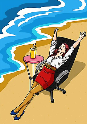 전신 PSD 여자 음료 바다 의자 일러스트 비즈니스 탁자 휴가 휴식 한명 사람 앉기 성인 비즈니스라이프 비즈니스우먼 기지개 여자만 여자한명만 성인여자만 성인만 국내일러스트 1 라이프스타일 가구 컨셉 모션 직장인 파일형식