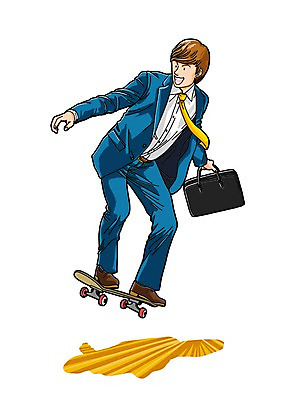 전신 PSD 남자 서류가방 일러스트 비즈니스 한명 사람 정장 성인 비즈니스라이프 스케이트보드 비즈니스맨 출근 남자만 남자한명만 성인남자만 성인만 국내일러스트 1 라이프스타일 옷 가방 보드_스포츠 직장인 출퇴근 파일형식