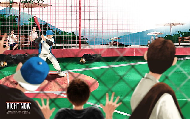 주간 PSD 응시 남자 스포츠 일러스트 사람 여러명 성인 야외 일상 운동 야구 야구방망이 목표 열정 철조망 관람 야구장 남자만 성인남자만 성인만 국내일러스트 자연요소 시선 감정 다수 컨셉 스포츠시설 건강 라이프 구기 야구용품 파일형식