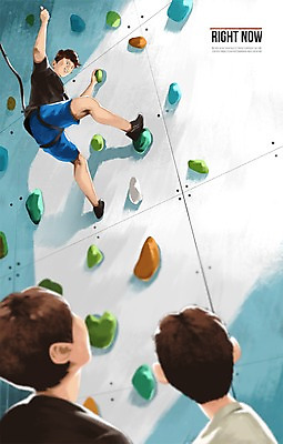 PSD 응시 남자 밧줄 스포츠 일러스트 사람 성인 일상 세명 운동 목표 열정 클라이밍 남자만 성인남자만 성인만 국내일러스트 시선 감정 줄 컨셉 건강 라이프 등반 파일형식