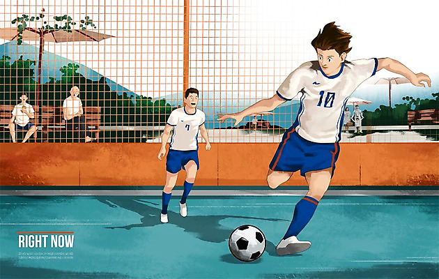 주간 PSD 응시 남자 스포츠 일러스트 축구공 사람 여러명 성인 야외 일상 운동 축구 목표 축구장 열정 남자만 성인남자만 성인만 국내일러스트 자연요소 시선 감정 다수 컨셉 공 축구용품 스포츠시설 건강 라이프 구기 파일형식