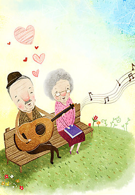 PSD 모자 공원 여자 교육 노년 남자 문화 안경 여유 악기 음악 연주 벤치 음표 일러스트 사람 성인 일상 생활 책 실버라이프 기타 하트 복지 즐거움 오선지 노인만 성인만 국내일러스트 모양 라이프스타일 기호 잡화 공공시설 감정 의자 현악기 문화예술 라이프 사회이슈 악보 오선 파일형식